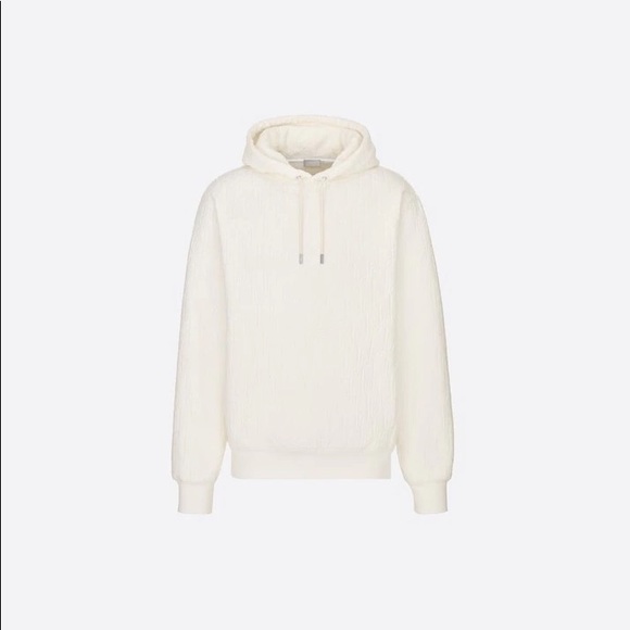 AUTHENTIC DIOR OBLIQUE HOODIE WHITE XL NEW WITH TAGS - Picture 3 of 3